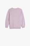 Koton Kız Bebek Çiçekli Sweatshirt Uzun Kollu Bisiklet Yaka Pamuklu