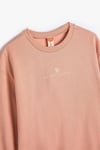 Koton Kız Bebek Sweatshirt Uzun Kollu Bisiklet Yaka Baskı Detaylı Şardonlu Pamuklu