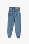 Koton Kız Çocuk Kot Pantolon Beli ve Paçası Lastikli Pamuklu - Jegging Jean