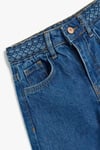 Koton Kız Çocuk Kot Pantolon Düz Paça Cepli Pamuklu- Straight Jean