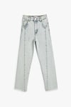 Koton Kız Çocuk Kot Pantolon Pamuklu Bol Paça Rahat Kesim - Loose Jean