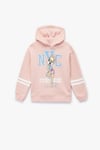 Koton Kız Çocuk Lisanslı Lola Bunny Baskılı Uzun Kollu Şardonlu Kapşonlu Sweatshirt