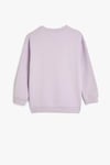 Koton Kız Çocuk Mickey Mouse ve Daisy Duck Sweatshirt Lisanslı Uzun Kollu Bisiklet Yaka Şardonlu