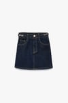Koton Kız Çocuk Pamuklu A Kesim Cepli Yırtmaç Detaylı Denim Etek