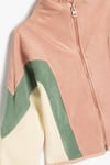 Koton Kız Çocuk Polar Sweatshirt Dik Yaka Yarım Fermuarlı Uzun Kollu