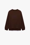 Koton Kız Çocuk Şardonlu Uzun Kollu Bisiklet Yaka Baskılı Sweatshirt