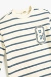 Koton Kız Çocuk Sweatshirt Uzun Kollu Bisiklet Yaka Aplike Detaylı