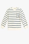 Koton Kız Çocuk Sweatshirt Uzun Kollu Bisiklet Yaka Aplike Detaylı