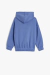 Koton Kız Çocuk Uzun Kollu Bisiklet Yaka Baskı Detaylı Sweatshirt