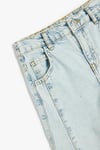 Koton Kız Çocuk Yüksek Bel Pamuklu Denim Pantolon - Boyfriend Jean