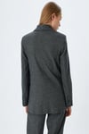 Koton Oversize Blazer Ceket Kruvaze Ters Yaka Kapaklı Cepli Düğmeli