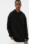 Koton Oversize Sweatshirt Kapşonlu Uzun Kollu Kanguru Cep Detaylı