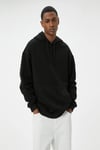 Koton Oversize Sweatshirt Kapşonlu Uzun Kollu Kanguru Cep Detaylı