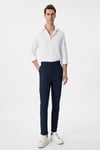 Koton Slim Fit Gömlek Yarım İtalyan Yaka Düğmeli Dokulu