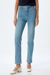 Koton Slim Fit Kot Pantolon Düz Paça Normal Bel Düğmeli Cepli Pamuklu - Slim Straight Fit Jeans