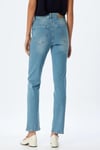 Koton Slim Fit Kot Pantolon Düz Paça Normal Bel Düğmeli Cepli Pamuklu - Slim Straight Fit Jeans