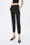 Koton Slim Fit Yüksek Bel Cepli Cigarette Kumaş Pantolon