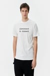 Koton Slogan Baskılı Tişört Slim Fit Bisiklet Yaka Kısa Kollu