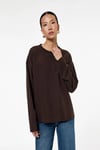 Koton Uzun Kollu Bisiklet Yaka Basic Sweatshirt
