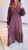 Alya Elbise Bordo