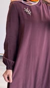 Alya Elbise Bordo