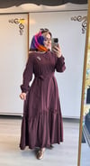 Alya Elbise Bordo