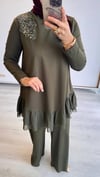 Nurcan Çetin Bambu Takım Haki