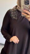 Nurcan Çetin Bambu Takım Kahverengi