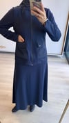 Nurcan Çetin Ceket Etek Takım Lacivert