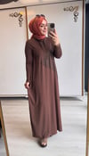 Nurcan Çetin Elbise Kahverengi