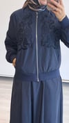 Nurcan Çetin Fisto Etekli Takım Lacivert