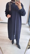 Nurcan Çetin Gofre Üçlü Takım Lacivert