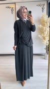 Nurcan Çetin - İkili Takım Elbise Füme