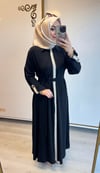 Nurcan Çetin Pamuk Elbise Siyah