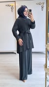 Nurcan Çetin - Qupra İpek Takım Füme