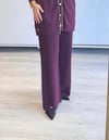 Taş Triko Pantolon Bordo