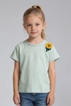 Tuffy Kız Çocuk Ayçiçek Nakış Detaylı T-Shirt-2036
