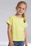 Tuffy Kız Çocuk Ayçiçek Nakış Detaylı T-Shirt-2036