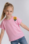 Tuffy Kız Çocuk Ayçiçek Nakış Detaylı T-Shirt-2036