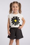 Tuffy Kız Çocuk Çiçek Desenli İkili Takım-3996