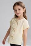 Tuffy Kız Çocuk Fiyonk Detaylı T-Shirt-2056