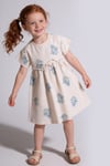 Tuffy Kız Çocuk Jakar Örme Elbise-3746