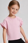 Tuffy Kız Çocuk Kelebek Detaylı T-Shirt-2086