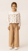 Tuffy Kız Çocuk Müslin Pantolonlu İkili Takım-02795