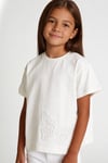 Tuffy Kız Çocuk Örme T-Shirt-2366-1