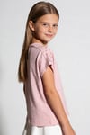Tuffy Kız Çocuk Taş Detaylı T-Shirt-2416