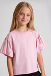 Tuffy Kız Çocuk Yonca Çiçek Detaylı T-Shirt-2356