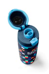  CORAL HİGH LACİVERT GEOMETRİK DESENLİ 800 ml ÇELİK TERMOSLU 4'LÜ OKUL ÇANTA SETİ