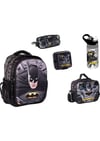 Batman 2520 Erkek Çocuk İlkokul Çanta Seti -Beş Parçalı Set