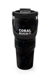 CORAL HİGH GRİ BASKETBOL DESENLİ 900 ml ÇELİK TERMOSLU 4'LÜ OKUL ÇANTA SETİ